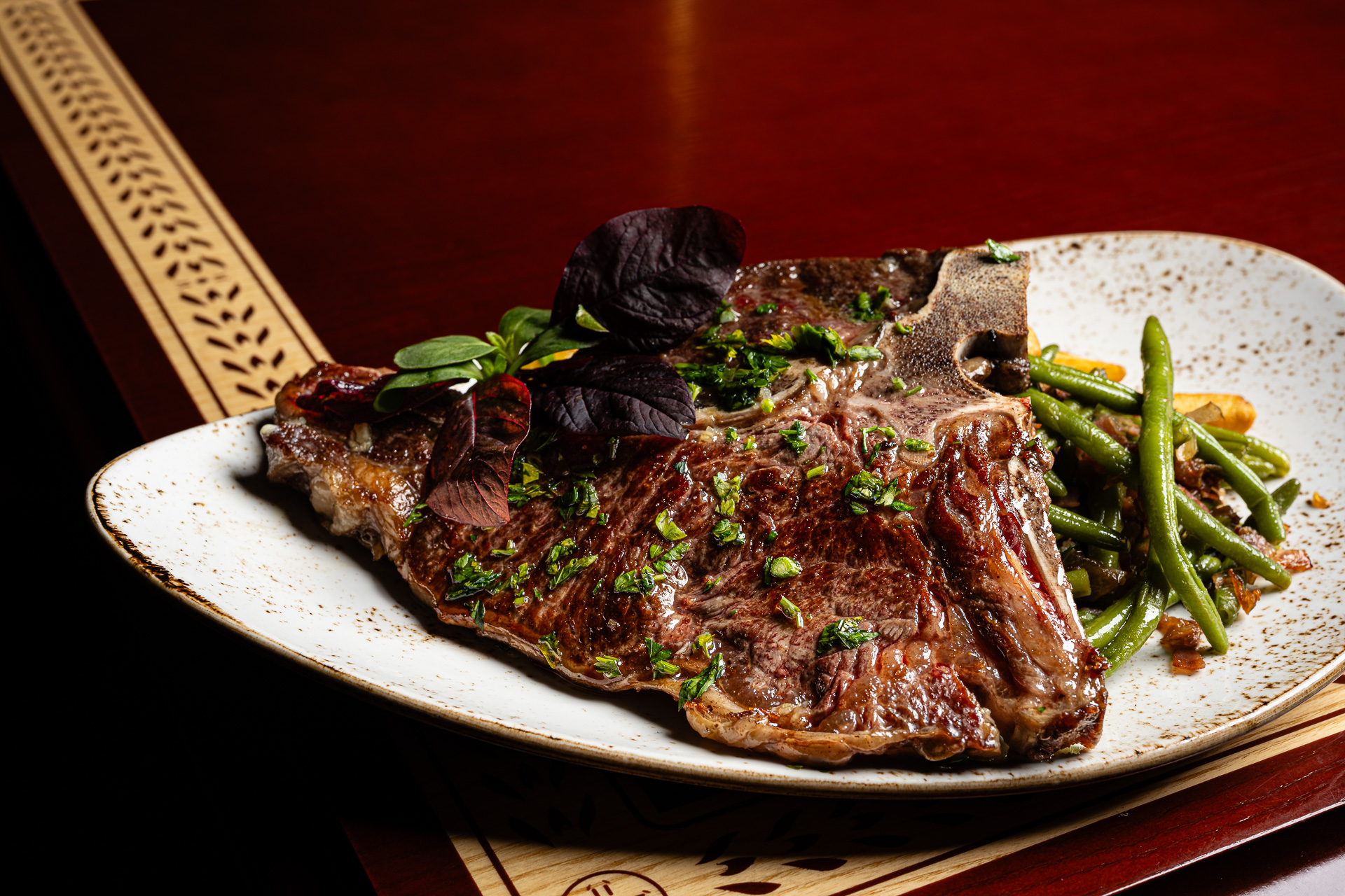 fűszervajban sült t-bone steak