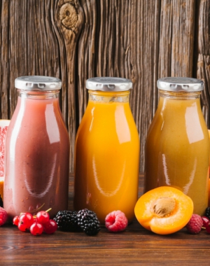 100% fruit juices